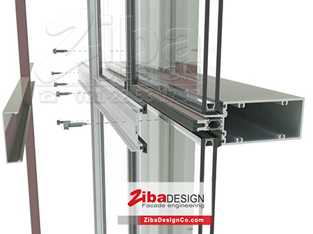 کرتین وال نما